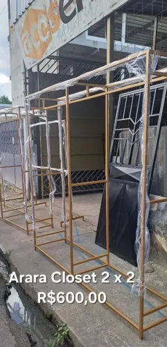 Arara closet 2 x 1.90 ( faço entrega)
