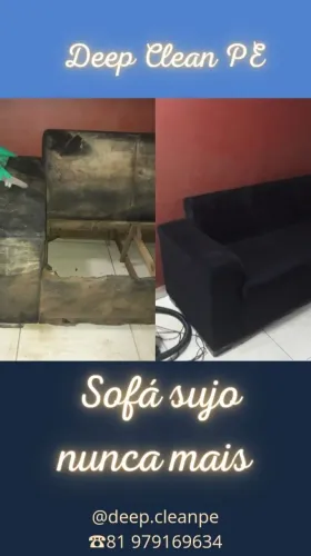 Limpeza profissional de limpeza de estofados, empresa com 5 anos na área 