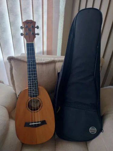 Ukulele Seizi concert Bali pineapple