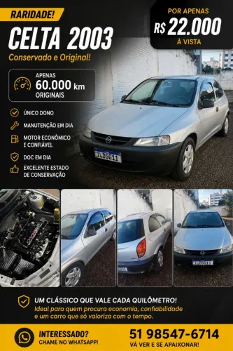 Chevrolet Celta 1.0/super/n.piq.1.0 MPFI VHC 8V 3P 2003