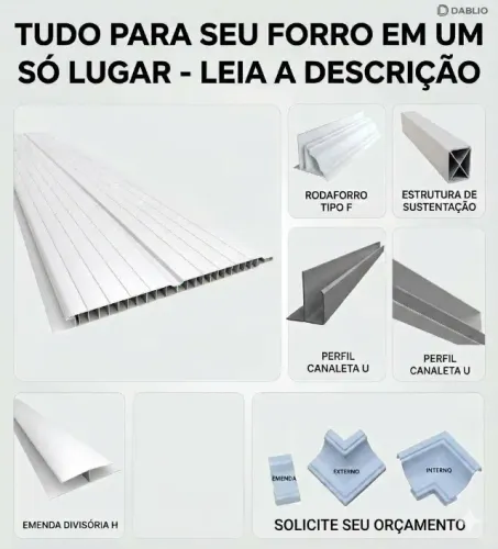 Tudo para seu forro leia a descrição
