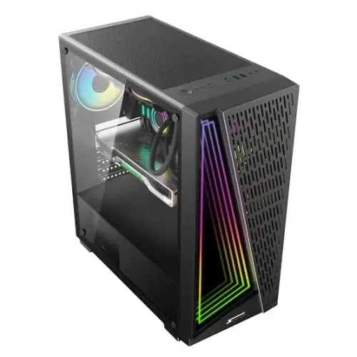 GABINETE GAMER SUPERFRAME RGB + 3 Fans de Led