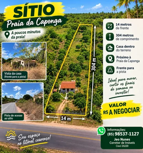 Sítio a venda em cascavel próximo as praias