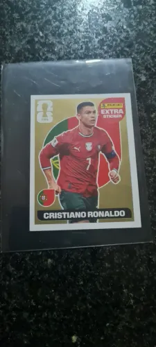 Figurinha Cristiano Ronaldo gold original