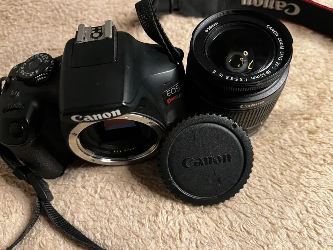 Canon Rebel T7+acessorios