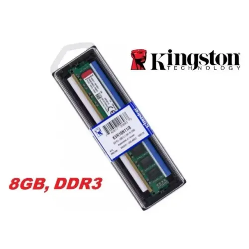 Memória Kingston, 8GB, 1600MHz, DDR3, Para Desktop KVR16N11/8