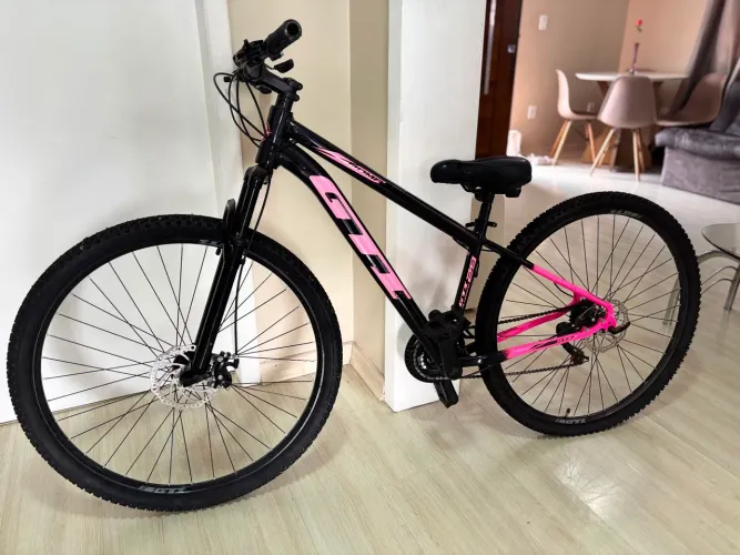 Bicicleta Roma GTI Aro 29 preto/rosa 21v