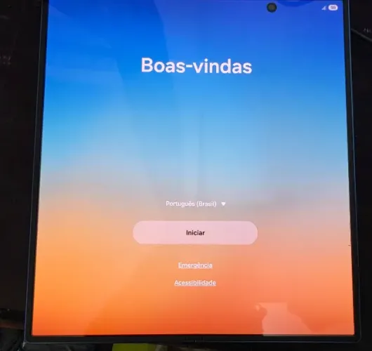 Samsung Galaxy Z Fold 7 [16gb ram, 1t , azul], novo, sem uso + NF + 1 ano garantia
