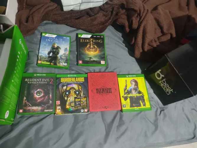 Xbox One + Jogos + 1 Controle