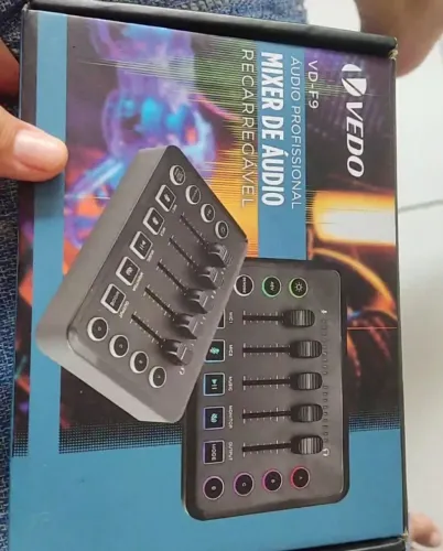 Mix de áudio vedo para podcast, lives ou para setup games 