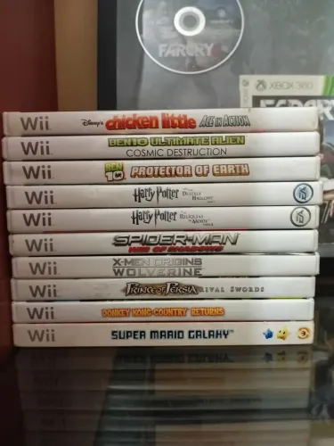 Lote jogos nintendo wii