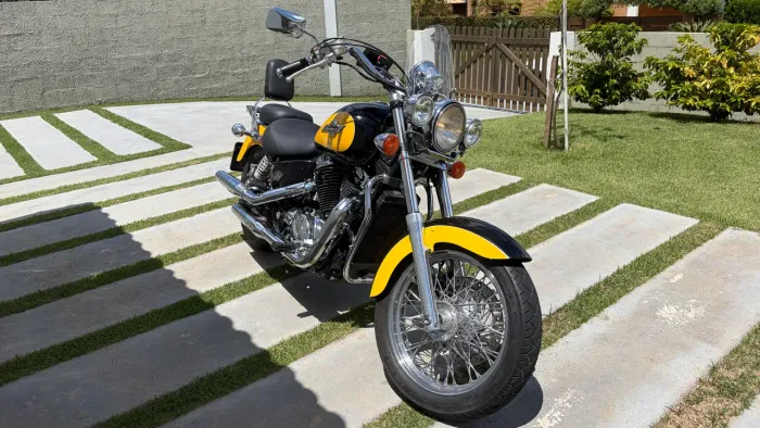 Honda Shadow 1100 Placa Preta