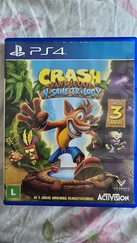 Crash Bandcoot NSane Trilogy PS4 Semi Novo
