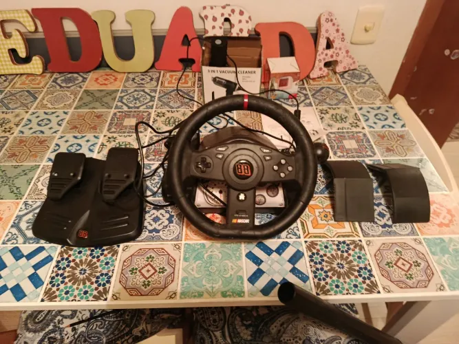 Volante e Pedais Racing Wheel PS3 - Edição Especial 88