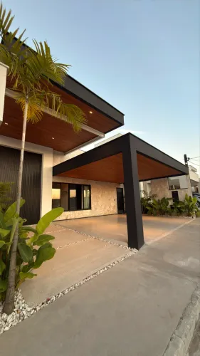 Casa nova, alto padrão - dentro de condomínio mobiliado 