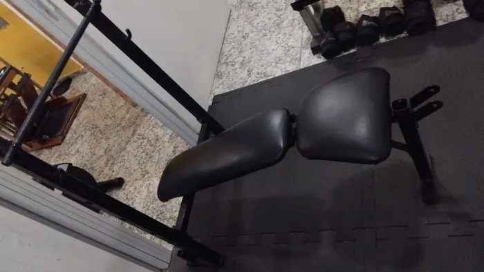 Supino reto, 45 e declinado vendendo para sair logo motivo mudança 