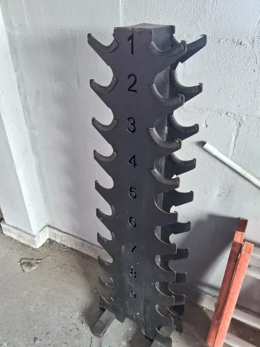 Suporte de halteres de 1 a 10 kg