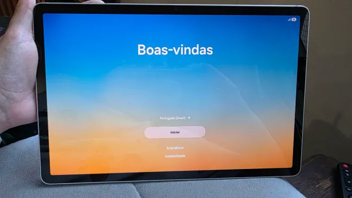 Tablet Samsung Galaxy Tab S9 5G 256GB - com caixa e sem capa teclado
