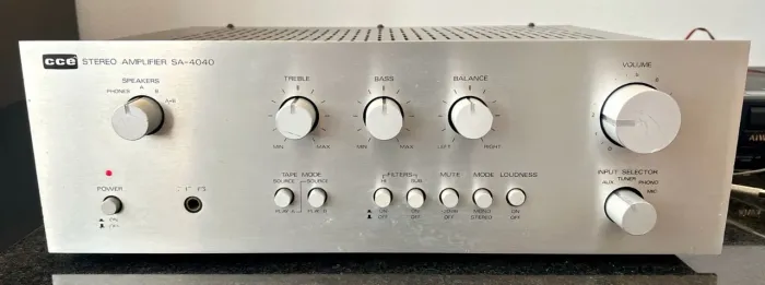 Amplificador CCE Kenwood SA-4040 - Direto De 1976 - Funcionando 100%