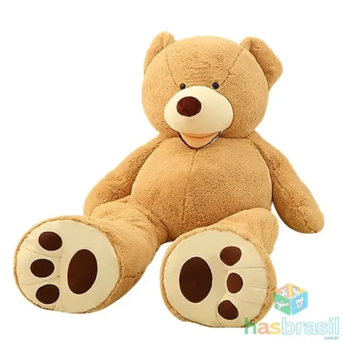 Urso de Pelúcia Teddy Gigante 1 metro Cheio - pelucia premium Presente Namorada