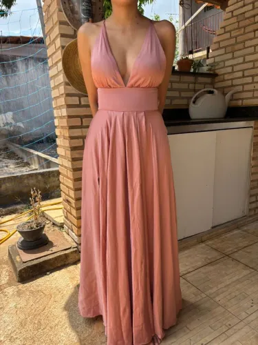 Vestido de festa/madrinha/rosé