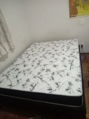 Cama in box, casal. Colchão espuma 1,88x 1,38
