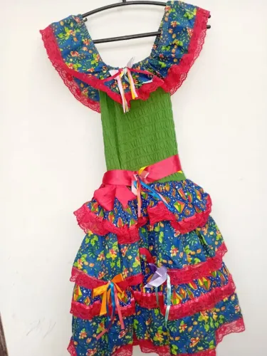 Vestido junino infantil