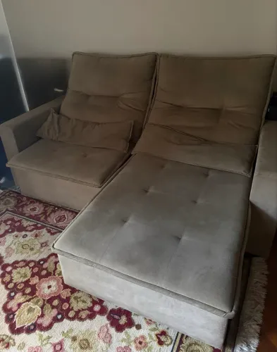 Sofá retrátil 2 lugares