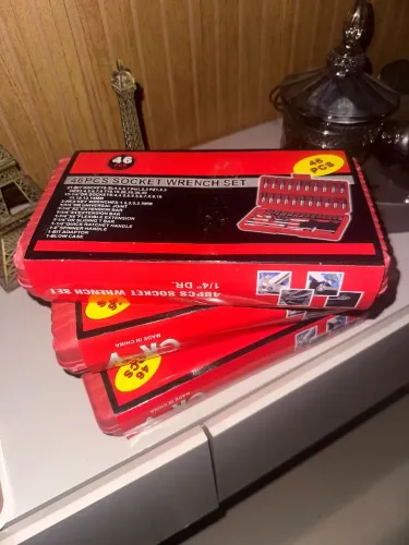 Kit Maleta Jogo De Chaves Catraca 46 Peças Profissional