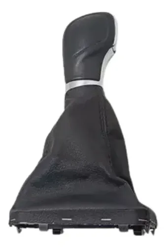 Manopla Coifa Câmbio Automatico Vw Polo Virtus Cx128 Preto