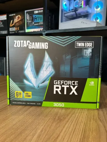 (LOJA FÍSICA) Placa De Video RTX3050 6gb Gddr6 96bits Zotac