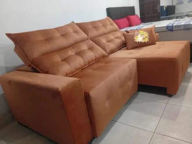 Sofá retratil e reclinável