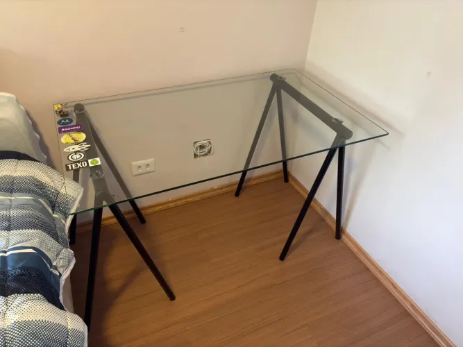 Mesa de vidro temperado