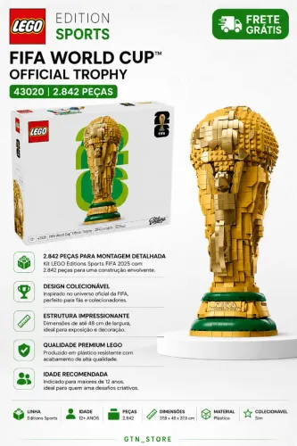 Troféu oficial da Copa do Mundo FIFA LEGO® Editions - 43020