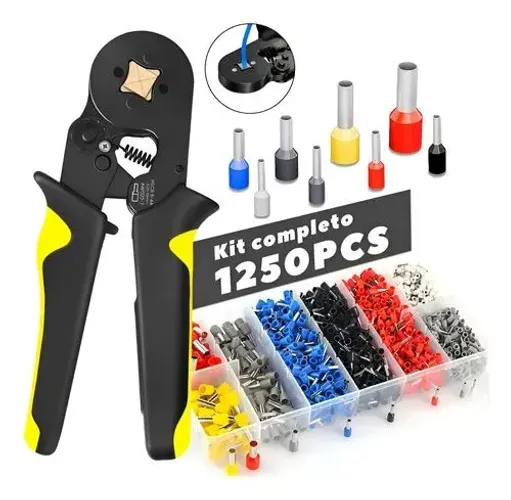 Alicate de Crimpar Terminal Ilhos c/1250 - Gtech