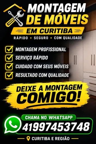 Montador de móveis e serviço gerais