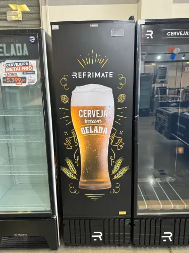 Cervejeira 570 litros porta adesivo cerveja nova