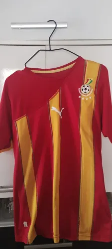 Camisa Gana Retrô Vintage Futebol Africano