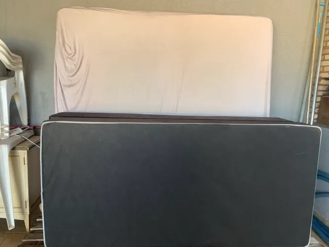 Cama box king com massagem
