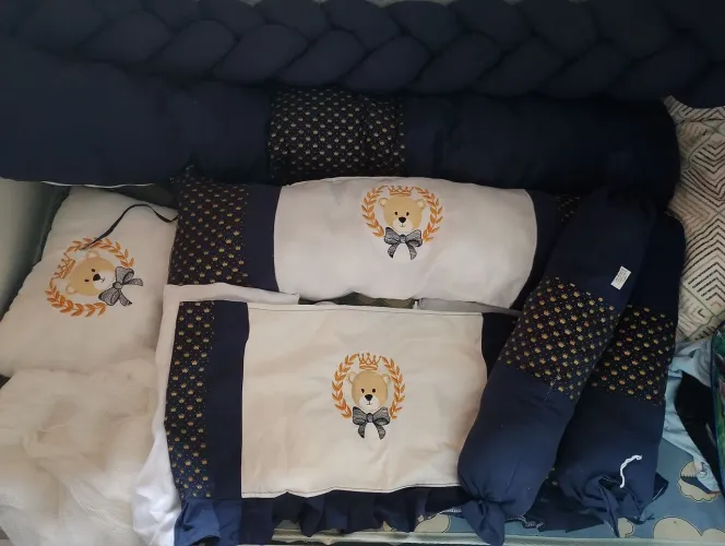 Kit berço urso príncipe 