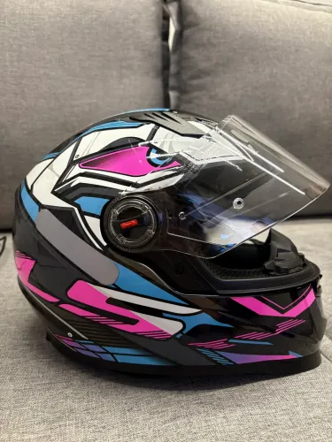 CAPACETE LS2 XDRON CYAN ROSA