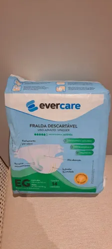 Fralda Adulto (Geriátrica) Ever Care EG 14 unidades