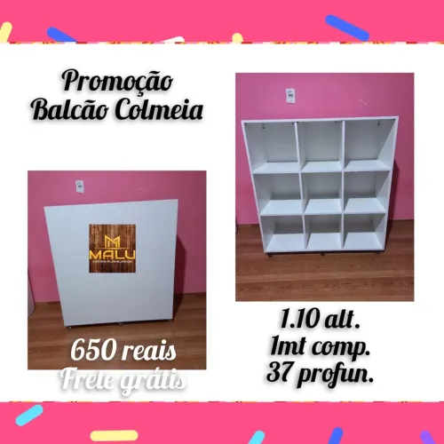 Balcão colmeia 