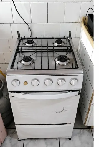 Fogão Branco 4 Bocas Antigo