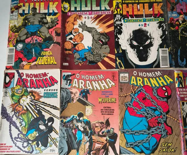 Lote HQs Quadrinhos Marvel e DC