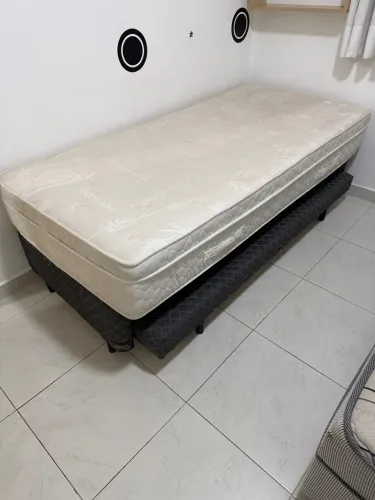 Cama de solteiro bicama com colchão