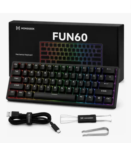 Teclado Gamer Magnético FUN60 60% ? Switch Magnético Hall Effect & 8000Hz (8K)