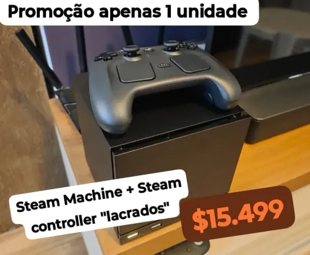 Steam Machine 512GB com controle