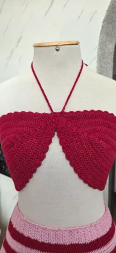 Top de crochê