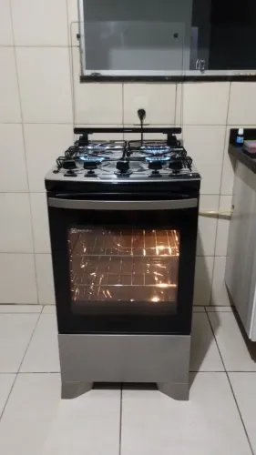 Fogão 4 Bocas Electrolux Prata